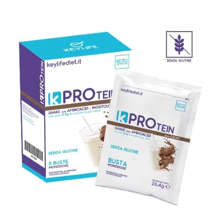 Keylife Kprotein Cacao 5 Buste da 25g