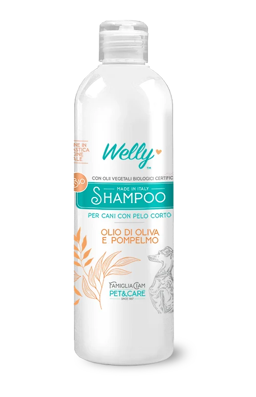Welly Shampoo Olio Di Oliva E Pompelmo Per Cani Con Pelo Corto 250ml