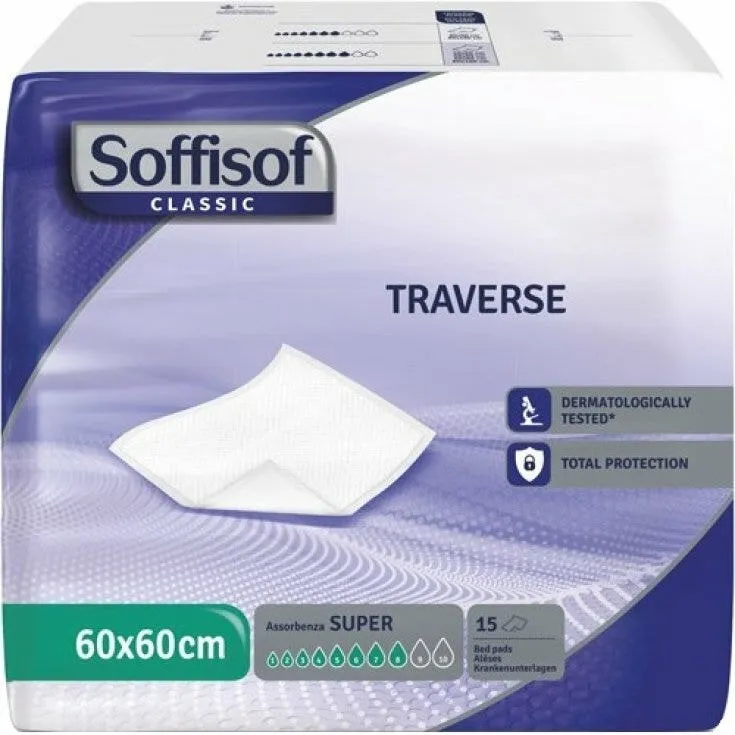 Soffisof Classic Traversa Per Incontinenza 60x60cm 15 Pezzi