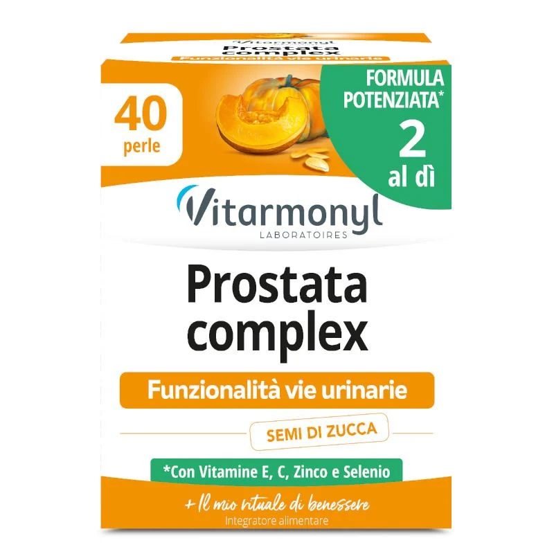 Vitarmonyl Prostata Complex per la funzionalità delle vie urinarie 40 perle