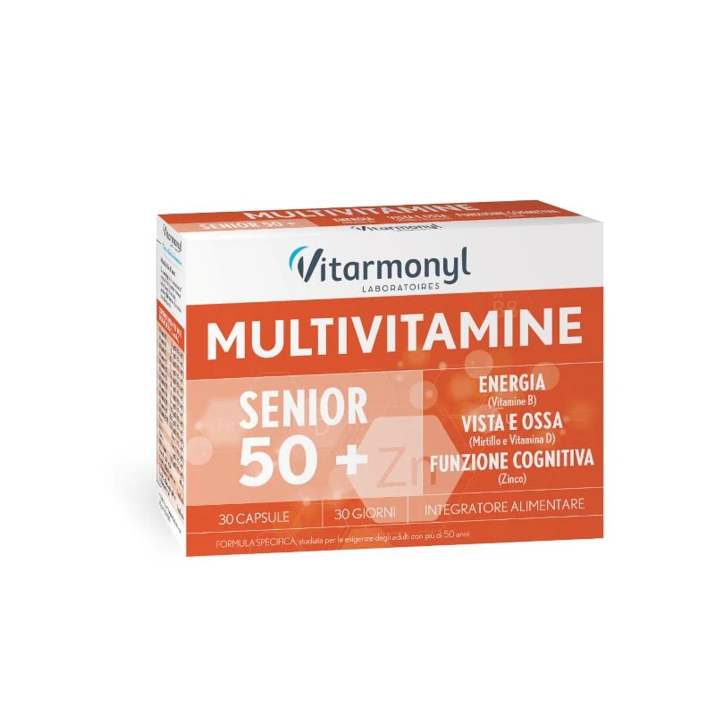 Vitarmonyl Multivitamine Senior 50+ integratore alimentare 30 capsule