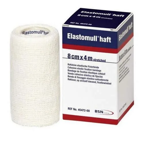 BENDA ELASTICA AUTOADESIVA ELASTOMULL HAFT COMPRESSIONE FORTE 8X400 CM