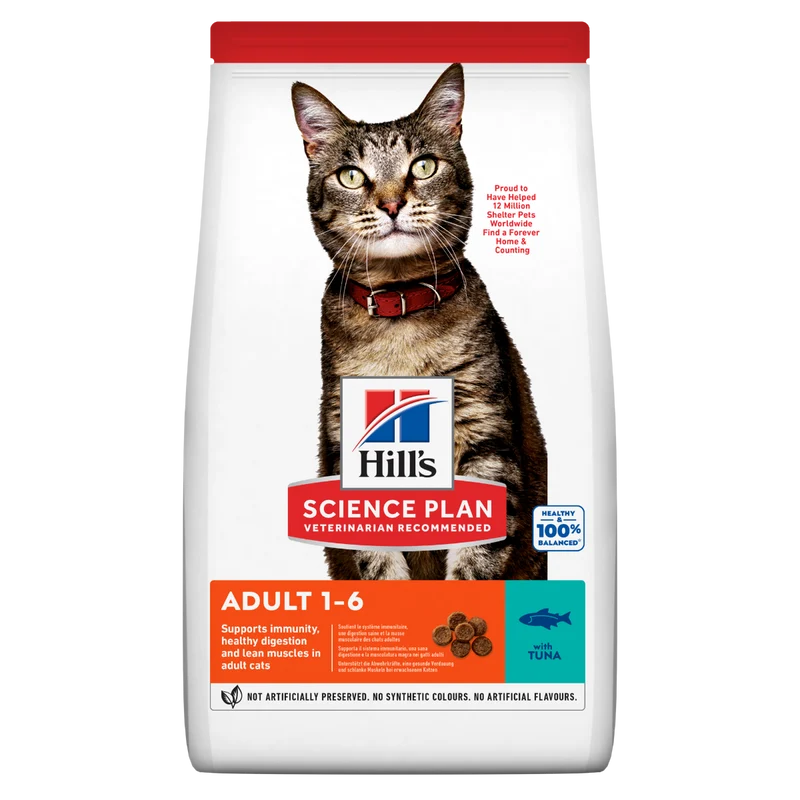 Hill's Science Plan Adult Crocchette per Gatti con Tonno 10Kg