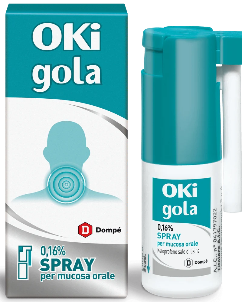 Oki gola 0,16% spray per mucosa orale