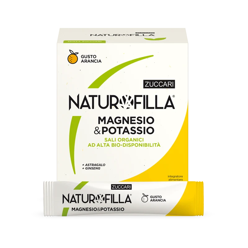 Naturofilla Magnesio E Potassio Gusto Arancia 28 Stick