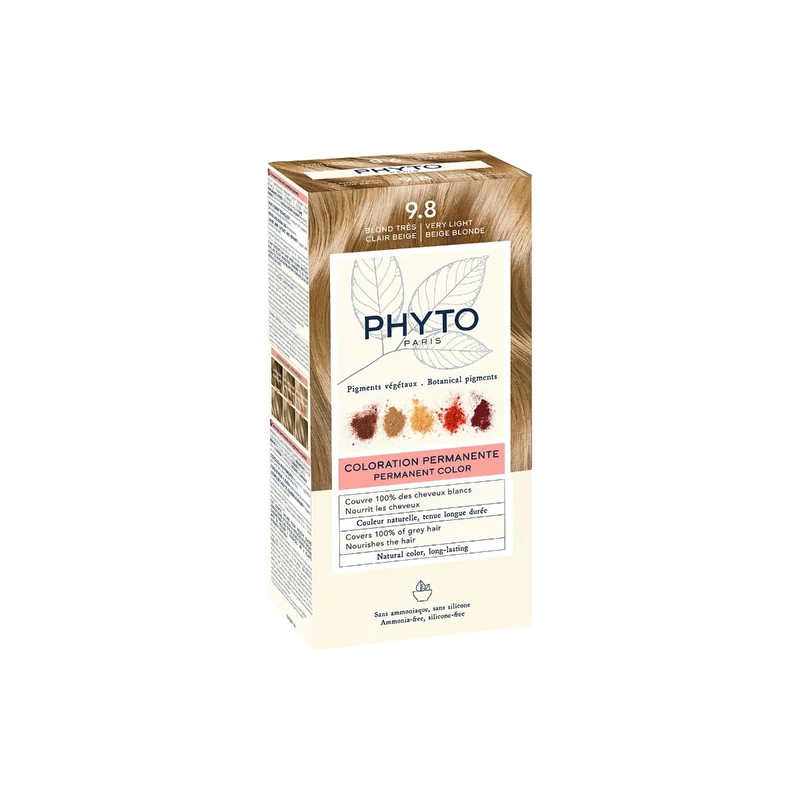 Phyto Phytocolor 9.8 Biondo Chiarissimo Cenere Colorazione Permanente Per Capelli