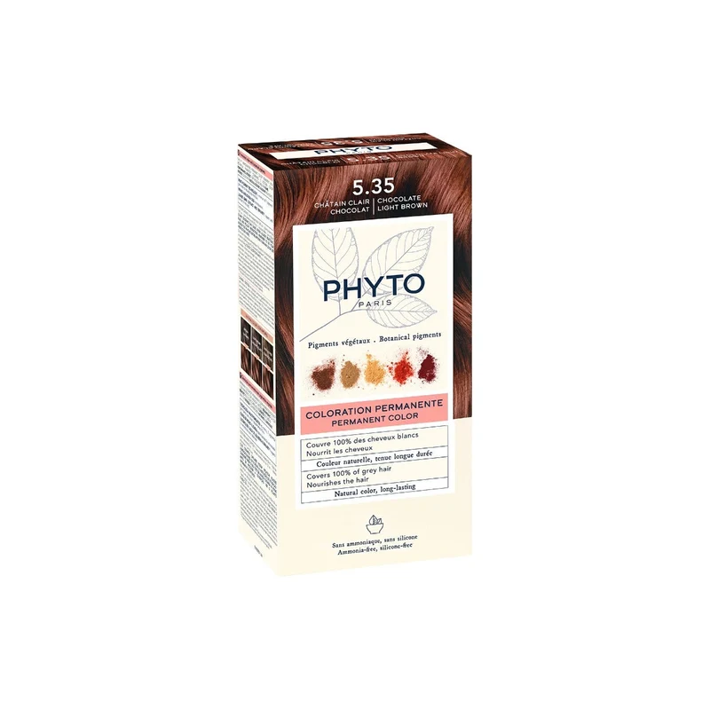 Phyto Phytocolor 5.35 Castano Chiaro Cioccolato Colorazione Permanente Per Capelli