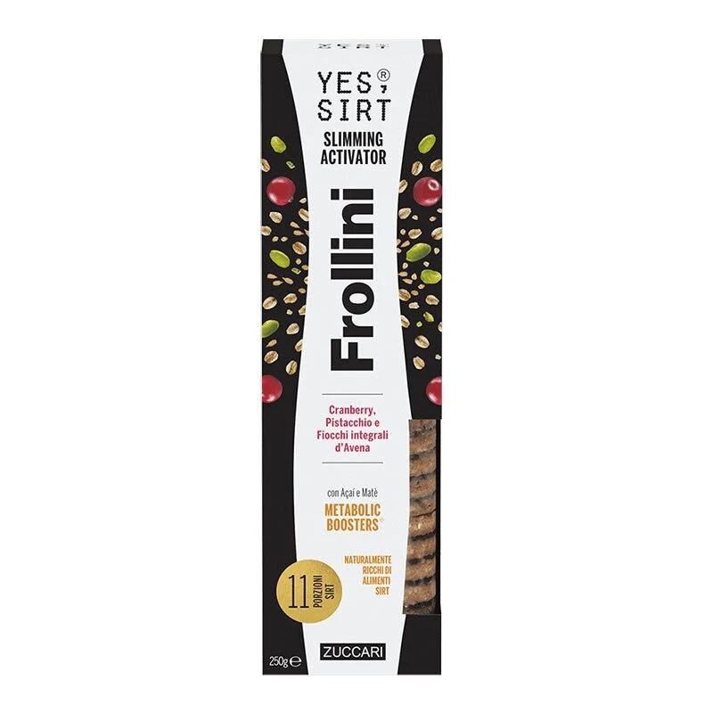 Yes Sirt Frollini Cranberry Pistacchio E Fiocchi Integrali d’Avena 250g