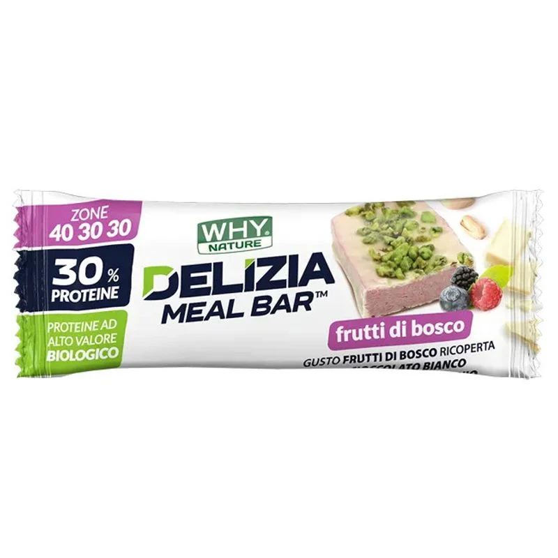 Whynature Delizia Meal Barretta Proteica Frutti Di Bosco 50g