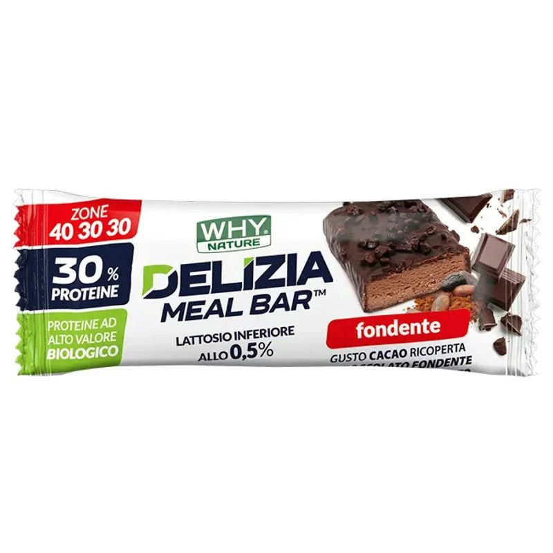 Whynature Delizia Meal Barretta Proteica Fondente 50g