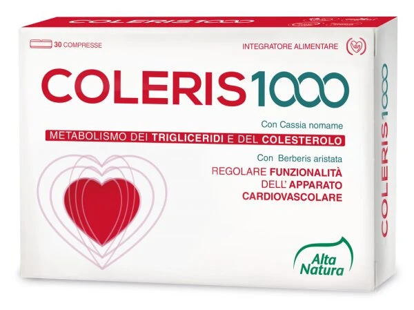 Coleris1000 30 Compresse - Integratore Colesterolo Naturale