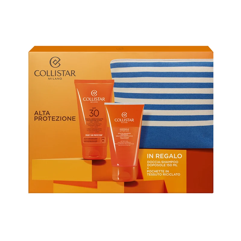 Cofanetto Crema Abbronzante Protezione Ultra Viso-Corpo SPF30