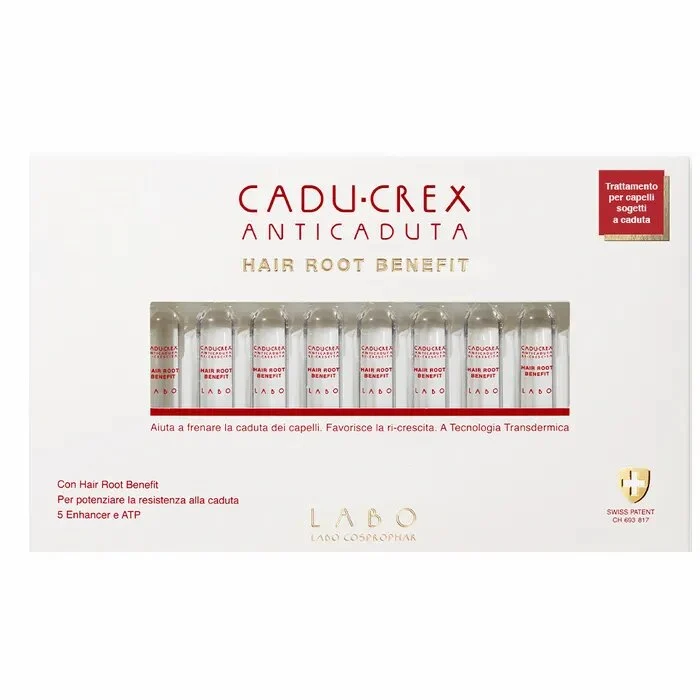 Cadu-Crex Anticaduta Hair Root Benefit Caduta Grave Uomo 40 Fiale