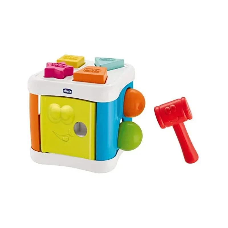 Chicco Cubo Incastra E Martella 2in1 1 Pezzo 10 Mesi - 3 Anni