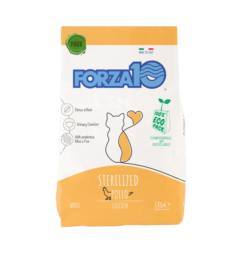 Forza10 Adult Maintenance Sterilized Crocchette Al Pollo Gatti Adulti Sacco 1kg