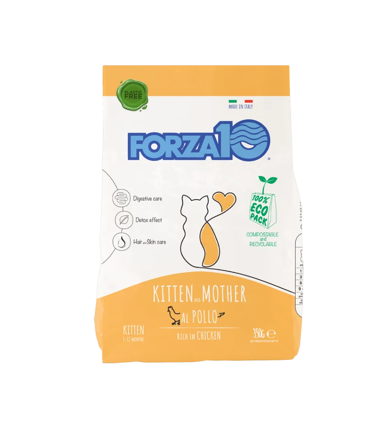 Forza10 Maintenance Kitten And Mother Crocchette Al Pollo Per Gattini Sacco 350g