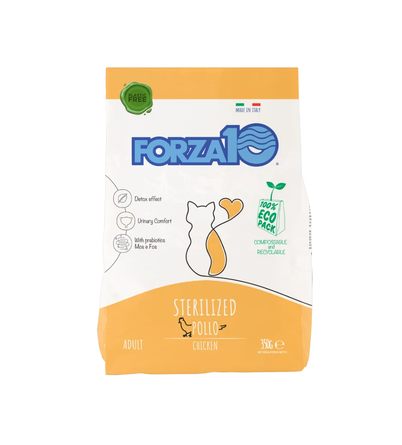 Forza10 Adult Maintenance Sterilized Crocchette Al Pollo Gatti Adulti Sacco 350g
