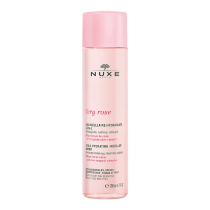 Nuxe Very Rose Acqua Micellare Idratante 3 in 1 Strucca Deterge Ammorbidisce 200ml