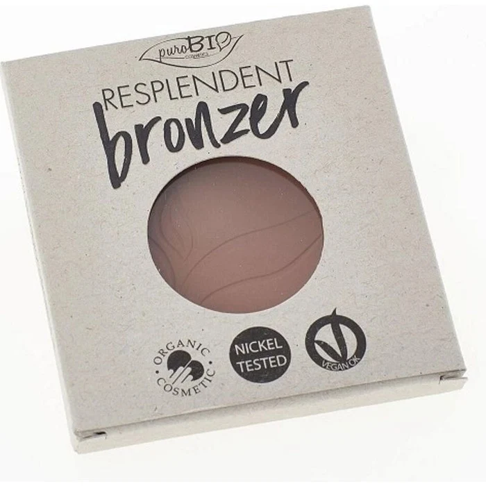 PuroBio Resplendent Bronzer Refill Terra Compatta N.05 Marrone Caldo 9g