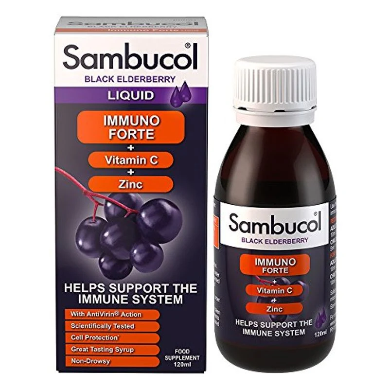 Sambucol Bacche di Sambuco Nero difese dell'organismo sciroppo 120ml