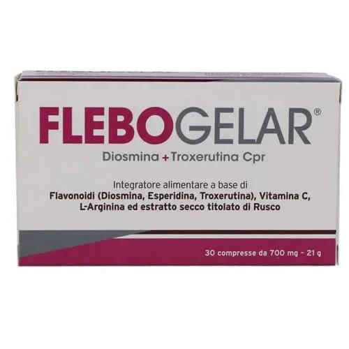 FLEBOGELAR 30 COMPRESSE 21 G
