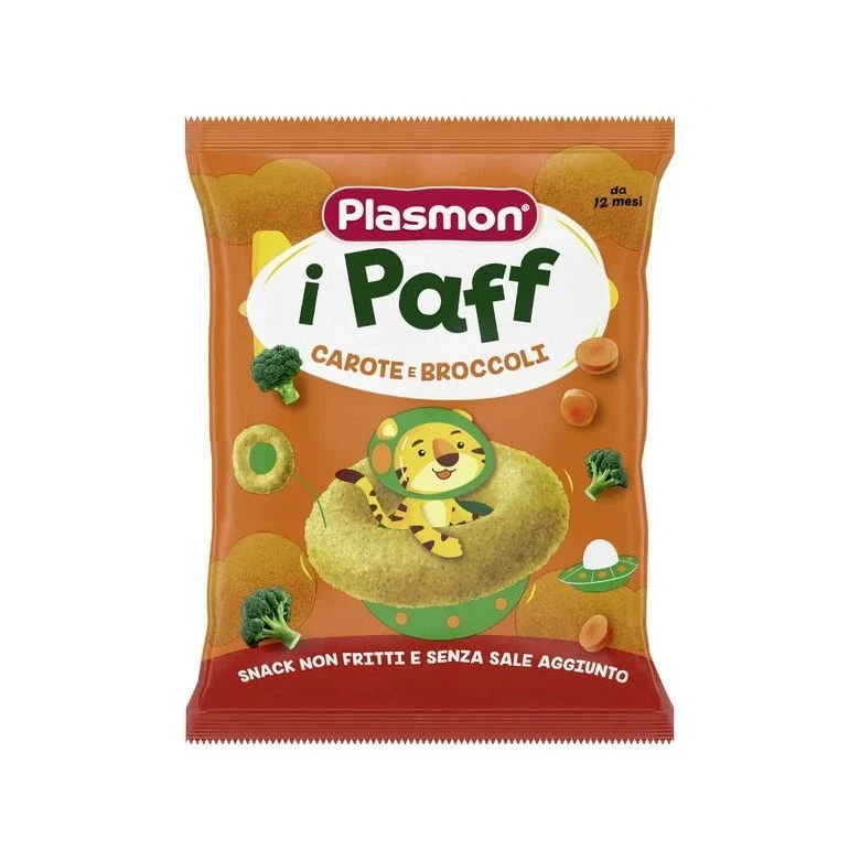 Plasmon Paff Anellini Broccoli E Carote 12M+ 15g