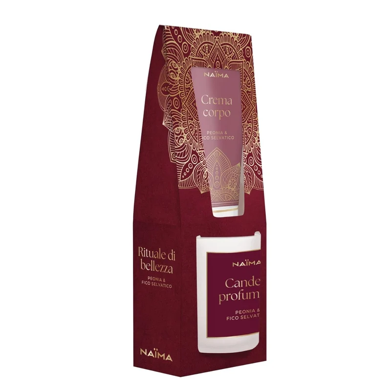 Cofanetto Crema Corpo + Candela Profumata Peonia & Fico Selvatico