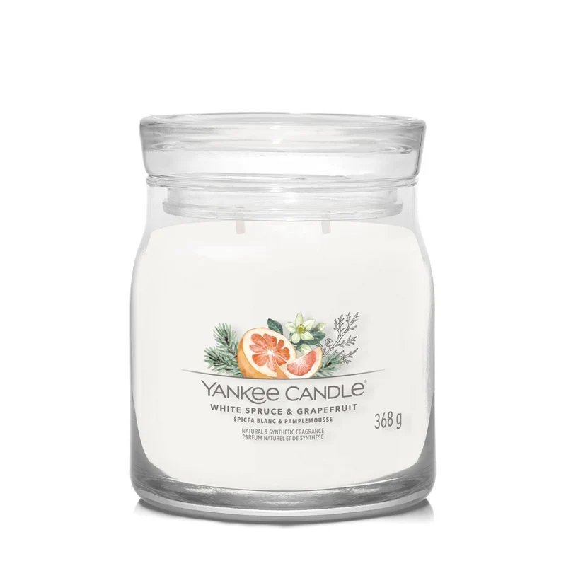 Jar Candles Signature White Spruce & Grapefruit