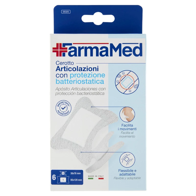 FarmaMed Cerotto Articolazioni con protezione batteriostatica 6 pz