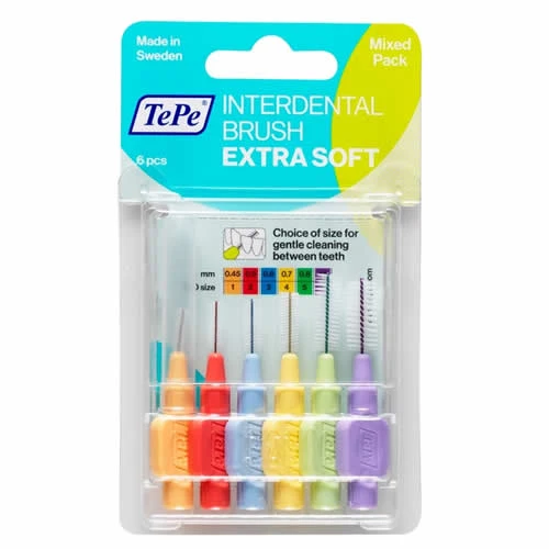TEPE SCOVOLINI XSOFT MIX PACK ARANCIONE-LILLA 6 PEZZI