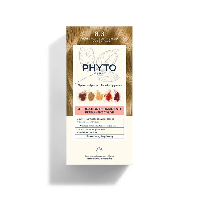 Phyto Phytocolor 8.3 Biondo Chiaro Dorato Colorazione Permanente Capelli