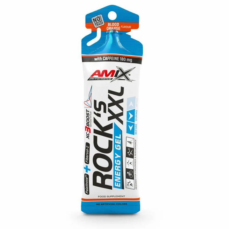 Newtritions Amix Performance Rock’s Energy Gel XXL Con Caffeina Gusto Arancia 65g
