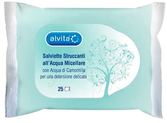 ALVITA SALVIETTE STRUCCANTI 25 PEZZI