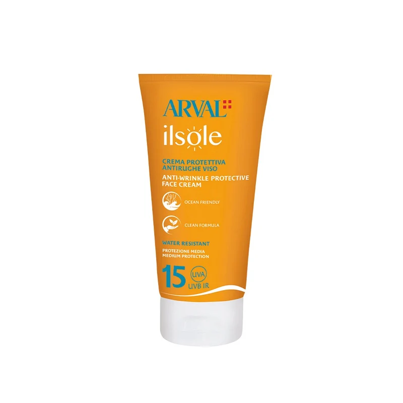Arval Sun Il Sole Crema Protettiva Antirughe Viso 50ml SPF15
