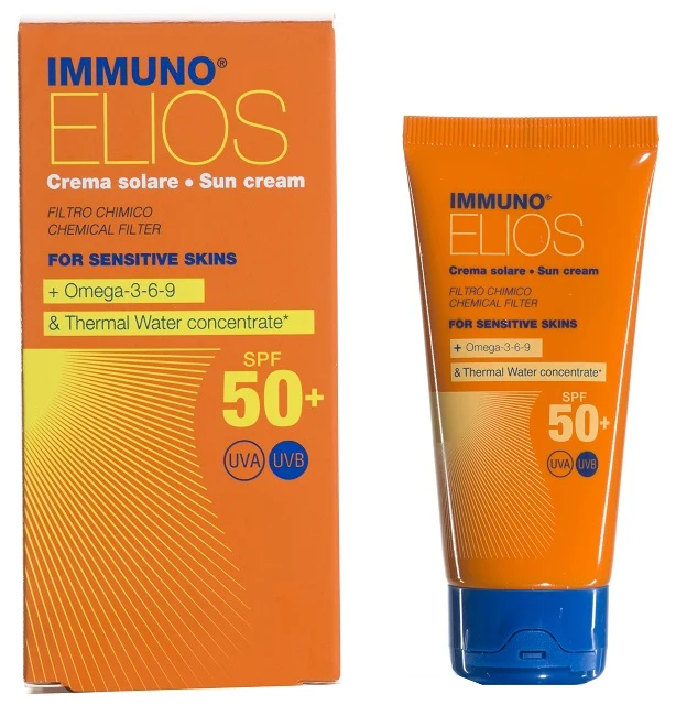 Immuno elios crema solare spf 50+ pelli sensibili