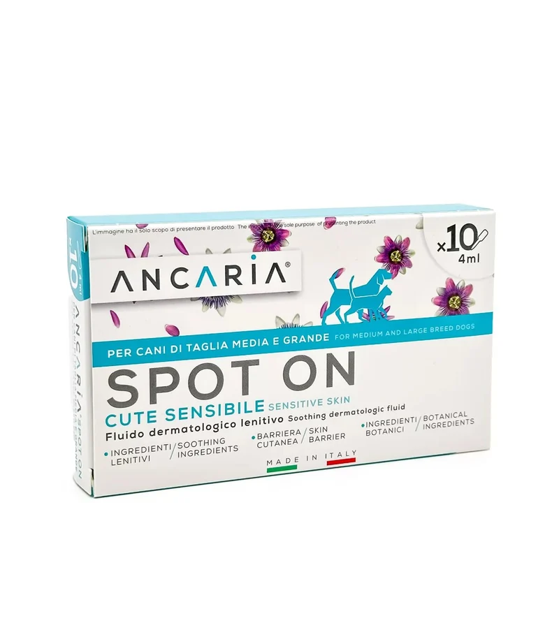Ancaria Spot-On Cani Taglia Medio Grande 10 Pipette x 4ml