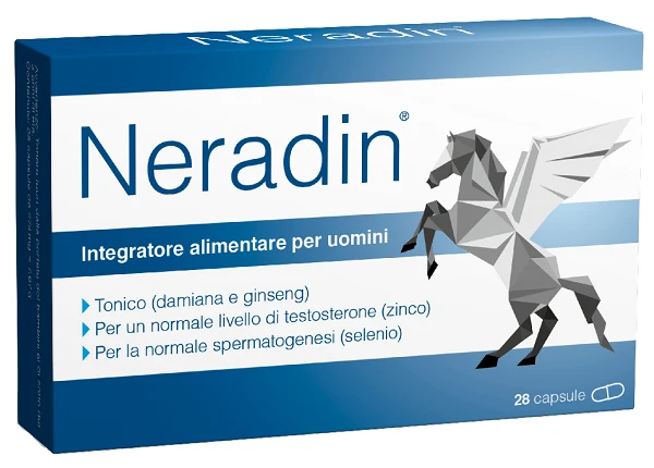 Neradin Integratore Alimentare per Uomini, 28 Capsule