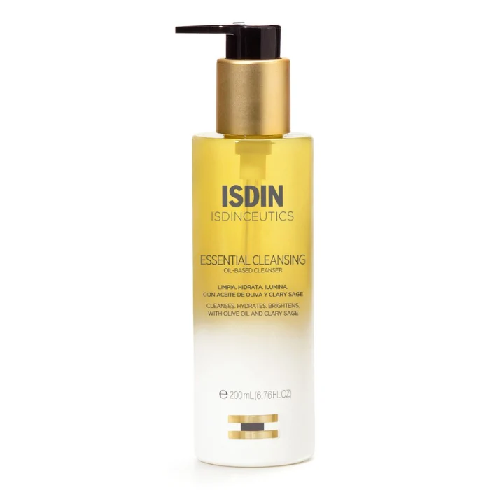 Isdin Isdinceutics Essential Cleansing Olio Detergente Viso 200ml