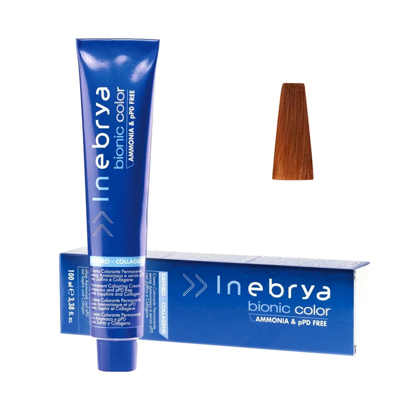 Inebrya Bionic Color Senza Ammoniaca 100 ml 7/4 Biondo Rame