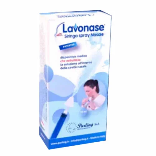 LAVONASE SIRINGA SPRAY NASALE NON STERILE 5 ML LUER-LOCK CON CAPPUCCIO + UGELLO NASALE CON RACCORDO LUER-LOCK + PERFORATORE CON VALVOLA NON RITORNO CON TAPPO