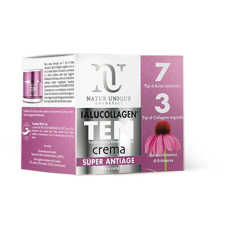 Natur Unique Ialucollagen Ten Cream Crema Viso Super Antiage 50ml