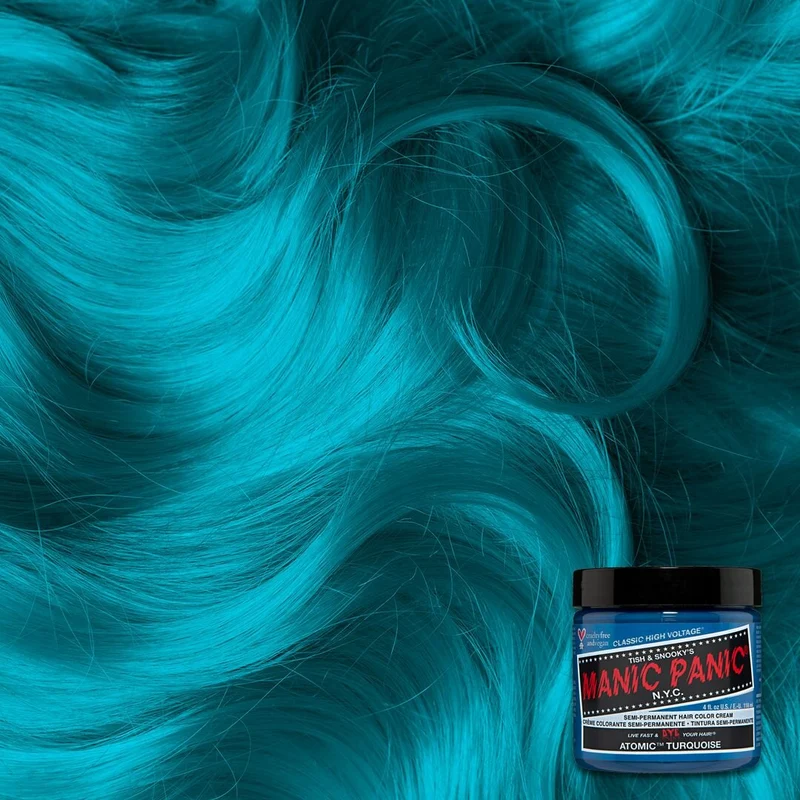 Manic Panic Atomic Turquoise Colorazione Semipermanente Classica Per Capelli 118ml
