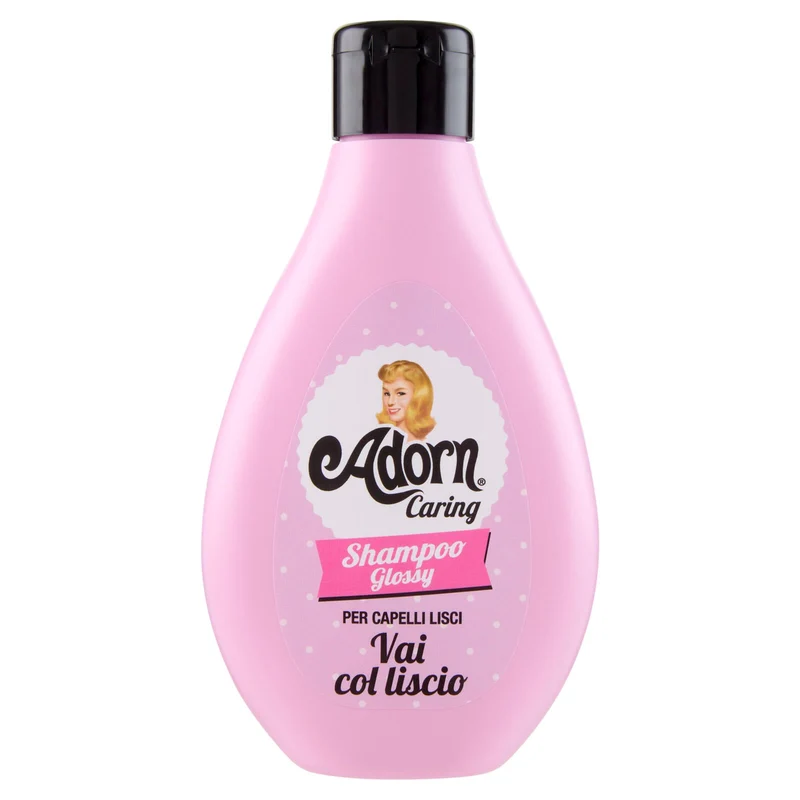 Adorn Caring Shampoo Glossy per Capelli Lisci Vai col liscio 250 ml