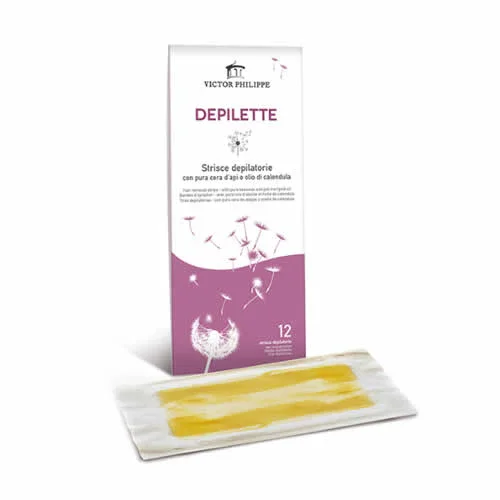 DEPILETTE STRISCE DEPILATORIE PRECERATE 12 PEZZI