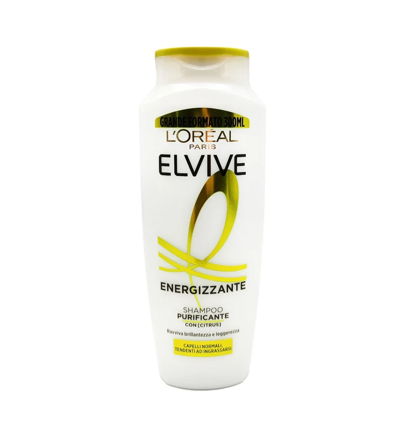 L'Oréal Paris Elvive Energizzante Shampoo per Capelli Normali, tendenti ad ingrassarsi