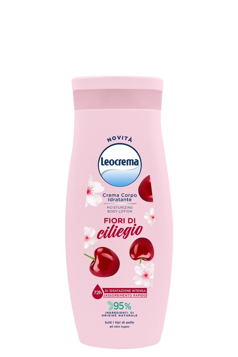Leocrema Crema Corpo Fluida Idratante Fiori di ciliegio 250 ml