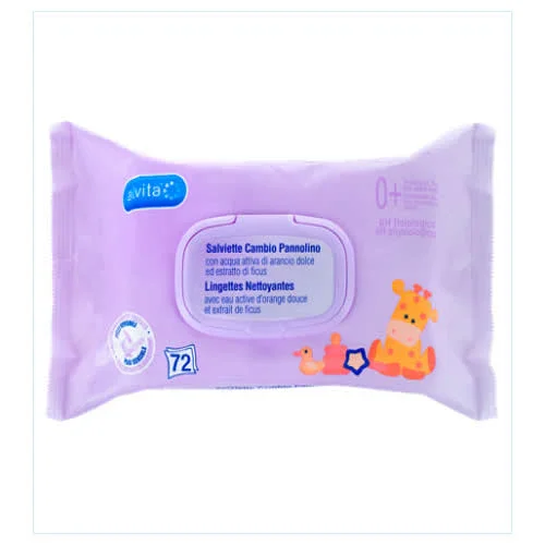 ALVITA BABY SALVIETTE CAMBIO PANNOLINO 72 PEZZI