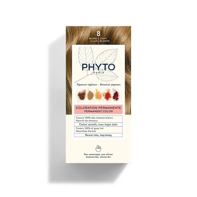 Phyto Phytocolor 8 Biondo Chiaro Colorazione Permanente Capelli