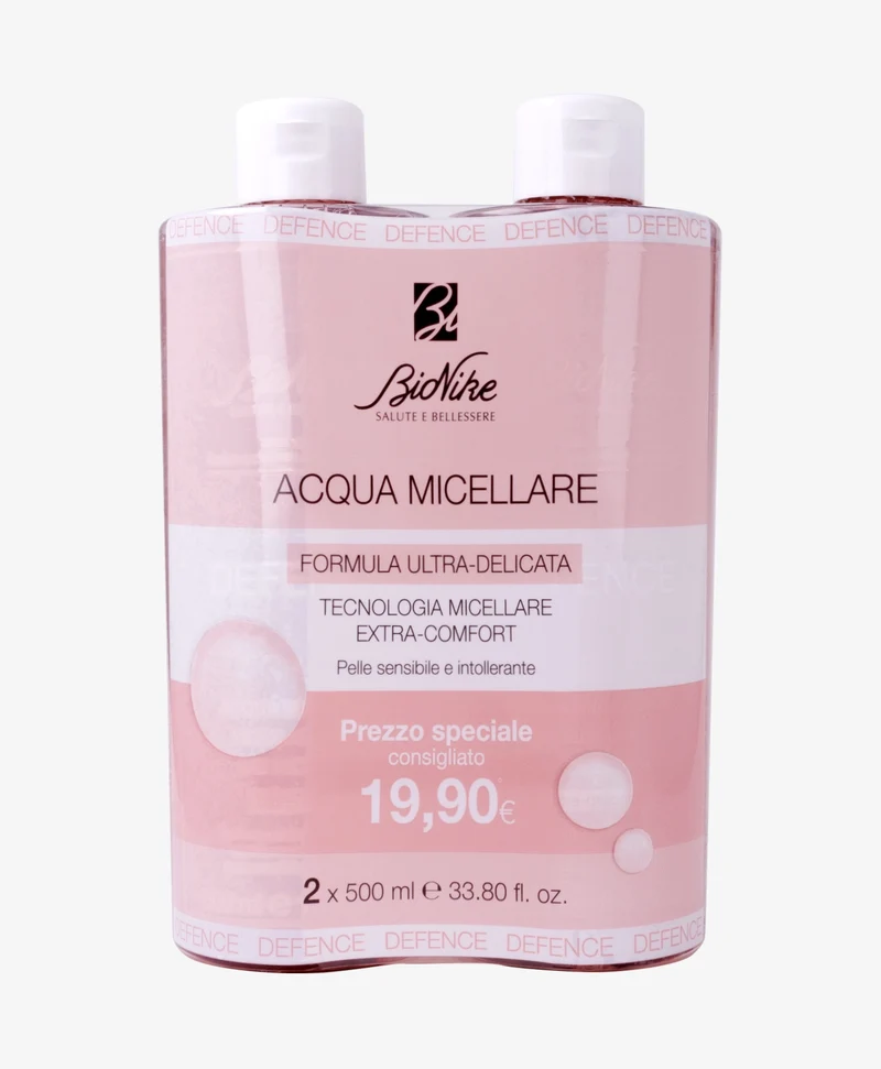 Bionike Defence Bi-pack Acqua Micellare pelle sensibile 2x500ml