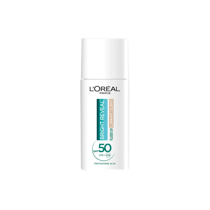 L'Oréal Paris Bright Reveal Fluido SPF50 Illuminante Colorato - Chiaro